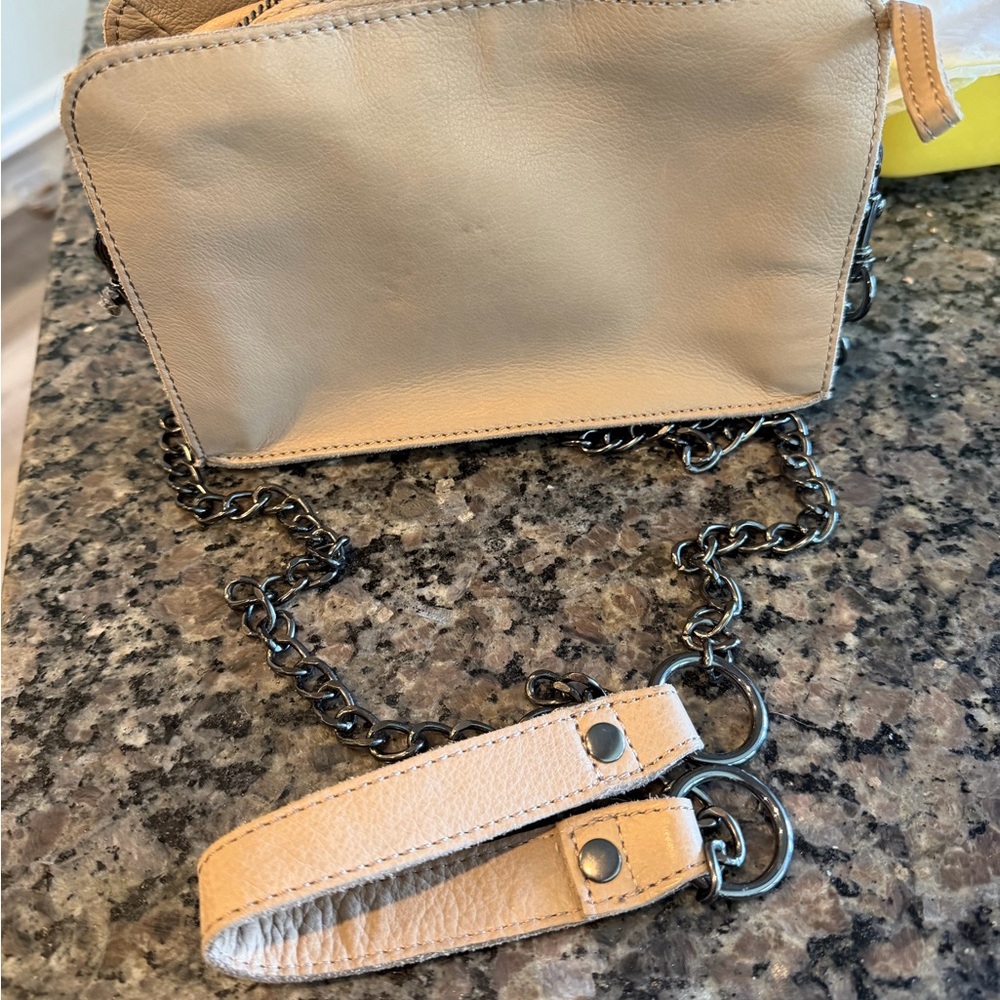 Liebeskind Tan Leather Crossbody Bag